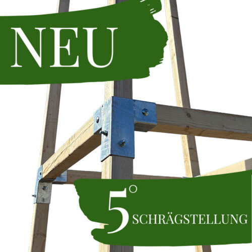Mannser-Kanzelecken inkl. Montagematerial 5° Kanzelbeinschrägstellung